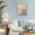 thumbnail image 3 of Stupell Industries Tropical Sunset Sailboats Over Calm Sea Gold Floating Frame Canvas Art, 17 x 21, by Creative Studio, 3 of 8