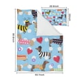 thumbnail image 5 of Colorful Funny Dachshund Duvet Cover and Pillowcase Set for Single Bedding, Bedroom Accessories for Kids Teens, 5 of 5
