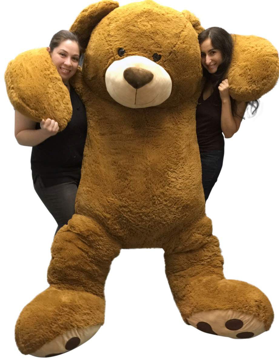 Bear, Tan 5 Foot Giant Teddy Bear Huge Soft Tan Best Made Toys Mega Bear wi...