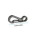 thumbnail image 2 of Yuarrent 10 Uds llaveros de aleación de Zinc en forma de D Clips de llavero pequeñas hebillas de mosquetón multiusos carpas 10 piezas No.02 Yuarrent OD2524-00B, 2 of 6