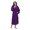 Purple, variant on byLora Shawl Robes for Womens, RED, Size S/M