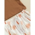 thumbnail image 6 of Toddler Boys Summer Outfits Animal Print Short Sleeve T-Shirt and Elastic Shorts Set, 6 of 8