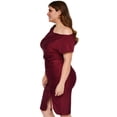 thumbnail image 2 of Vestido escote barco Roman Fashion Vino Talla 40, 2 of 7