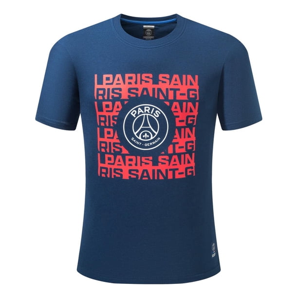 Playera Fanatics Hombre Paris St Germain Azul Casual Futbol azul marino XL