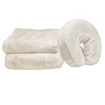 thumbnail image 1 of Juego de Sábanas Franela 3 Piezas Master Massage blanco marfil, 1 of 3