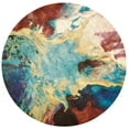thumbnail image 2 of Designer Home Whimsical Area Rug 1830-30875 Nebula Multi Clouds Splashes 5' 3" x 7' 2" Rectangle, 2 of 3