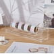 thumbnail image 4 of Dispensador de etiquetas acrílicas con soporte ajustable para rollo de etiquetas y 8 discos. Dispensador de cinta adhesiva transparente. Dispensador de etiquetas acrílicas., 4 of 6