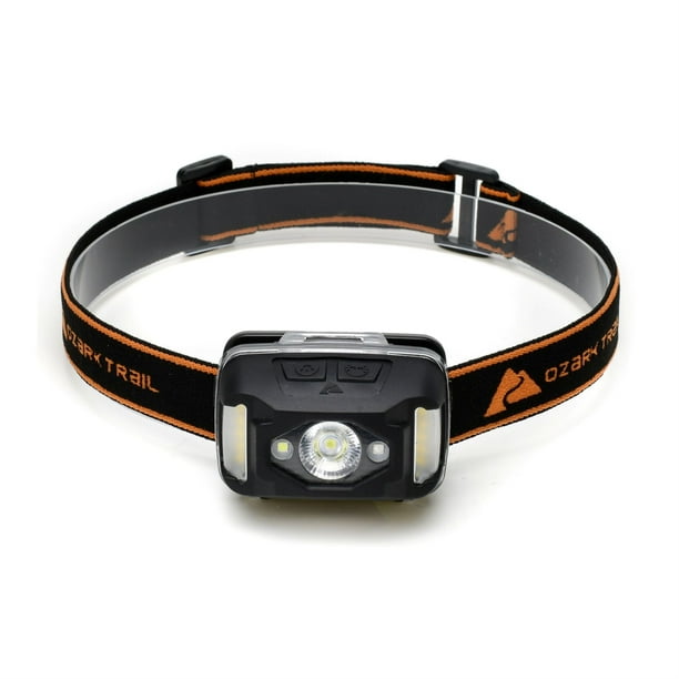 Ozark Trail 600 Lumen LED Wide View Headlamp with Hybid Power (Alkaline
