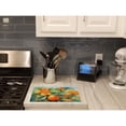 thumbnail image 3 of Florida Orange Blossom in Watercolor Glass Cutting Board Large 12 in x 15 in, 3 of 5
