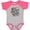 Heather and Hot Pink, variant on Inktastic Jesus is the Reason for the Season Christmas Bells and Stars Boys or Girls Baby Bodysuit