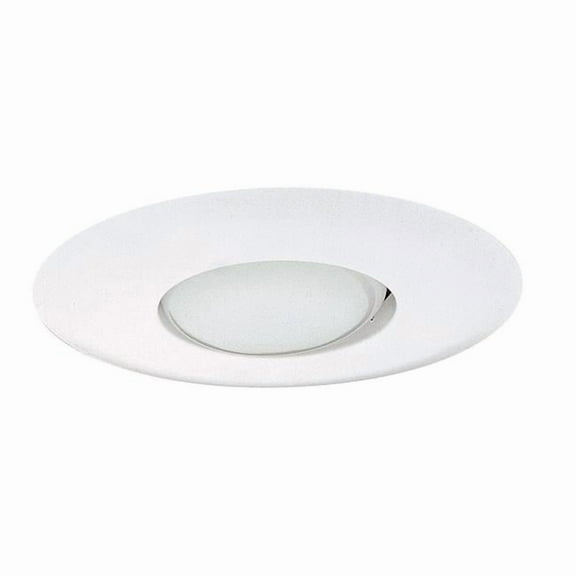 Nicor Lighting 17508WH 6 in. Smooth Open Trim, White