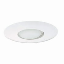 Nicor Lighting 17508WH 6 in. Smooth Open Trim, White