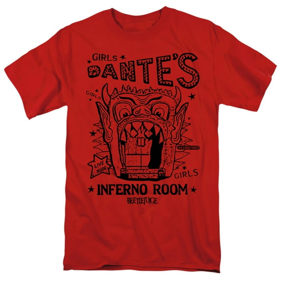 Beetlejuice T-Shirt Dantes Inferno Room Unisex Graphic Tee For Men & Women