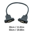 thumbnail image 2 of HDTV Male/Female To Female Extension Cable with Screw Panel Mount for HDTV Monitor Gaming Console Projector Accessoires, 2 of 7