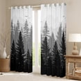 thumbnail image 2 of Feelyou Jungle Nature Scenery Curtains Pack of 2 (42x84 Each) for Adult, Natural Pine Tree Curtains Blackout, Countryside Bedroom Curtains, Blackout Curtains Home Decor, 2 of 6