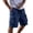 AX24-Navy, variant on VV AVEORS Mens Cargo Shorts Elastic Waist Drawstring Casual Work Shorts Summer Hiking Outdoor Shorts With Multi Pockets Beige XL