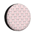 thumbnail image 1 of Vsdgher Cute Rabbit for Spare Tire Cover, Tire Wheel Protector Wheel Cover Fit for Truck,Trailer,RV,SUV,Camper and Most Vehicle-15 inch, 1 of 6