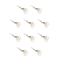 thumbnail image 3 of Riwesomey Tijeras de costura profesionales para sastres y costura, tijeras de bordado de amplia aplicación, tijera de grúa dorada Grúa Tijera Oro 10Conjunto, 3 of 6
