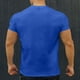 thumbnail image 5 of Blusas y camisas de manga corta y cuello redondo para hombre. Blusas casuales de verano para hombre, de manga corta, de color liso, con cuello redondo, para fitness. Blusas de poliéster para hombre., 5 of 5