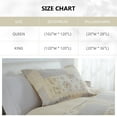 thumbnail image 6 of PANGUSHAN 3-Pieces Ivory Cream Floral Quilt Bedding Sets, King, 6 of 9