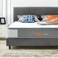 thumbnail image 1 of 10 Inch Memory Foam Mattresses in A Box, Pocket Spring Mattress for Back Pain Relief /Motion Isolation & Cool Sleep, 1 of 9