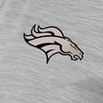 thumbnail image 2 of Women's Antigua  Heather Gray Denver Broncos Layout V-Neck Polo, 2 of 2