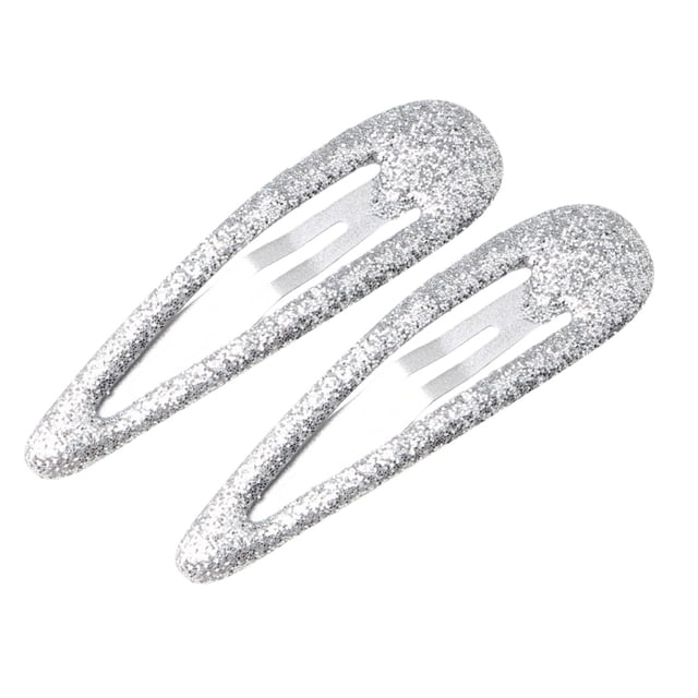 Pinza Para El Cabello Set de 2 pinzas brillantes para el cabello con lentejuelas, ideales para uso diario y fiestas. Rkxzt