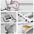 thumbnail image 2 of ZAZARI Magnetic Exercise Bike with 350 lbs Weight Capacity and Silent Belt Drive, 2 of 8