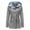 Gray, variant on Virmaxy Women's Rain Coat Solid Colour Detachable Full Zip Hoodie Lapel Loose Fit Winter Coat Outdoor Walking Windproof Waterproof Casual Jacket Olive green M