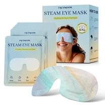 FACEMOON 16 Count Steam Eye Mask – Self-Heating for Dark Circles, Puffiness & Soothing Headache Relief | Sleep Comfort for Travel