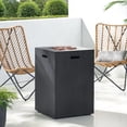 thumbnail image 6 of Mondawe 30,000 BTU 19.5" Outdoor Propane Fire Pit - Tank Inside, Brushed Black, 6 of 10