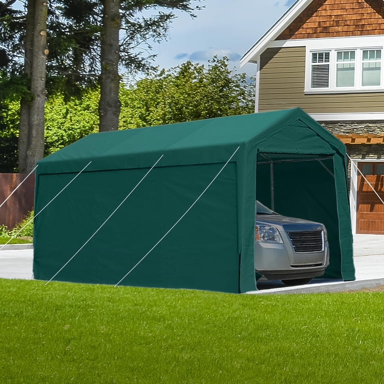 Advance Outdoor 10x20 FT Heavy Duty Carport Shelter - Adjustable Height, Steel Frame, Waterproof For Cars, Boats, Parties