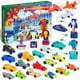 thumbnail image 3 of Calendario de Adviento de coches para niños 2024 Navidad, 24 vehículos de tracción trasera Helicóptero Vehículos de construcción Camión de bomberos Conteo de coches, 3 of 5