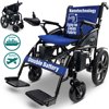 Portable Electric Wheelchair for Adults, Foldable Motorized Power Wheelchairs