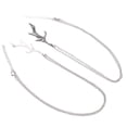 thumbnail image 2 of 2 uds. Collar a juego para amantes, collar magnético de ala de murciélago con forma de corazón ajustable de aleación para mejores amigos, 2 of 10