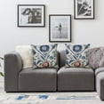 thumbnail image 3 of Nawypu Chinese Style Blue and White Porcelain Print Pattern Cushion Cover Cases Farmhouse Square Accent Throw Pillow Cases for Living Room Bed Couch Sofa Chair Home Décor 2pcs, 3 of 6