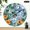 10x10in, variant on Patifu 1pc Island Landscape Theme  Decor Gift, 10 inch Wall Clock Battery Operated Lobby Corridor Dining Room Bedroom Office Classroom