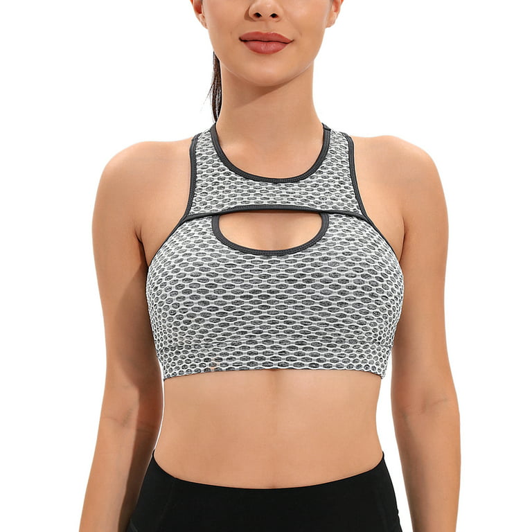 Size: L) Women's Sports Bras, Comfortable Bra Sports Bra Push Up Sports  Vest Top Bustier Simple Fashion Workout Yoga 
