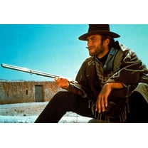 Clint Eastwood Poster Print Western Photo Art Poster 24x36 Multi-Color Square Adults Best Posters