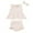 Beige, variant on MuZeFu Girls Dresses Toddler Baby Girls Clothes Bow Dress Top Panties Solid Color Summer Suit