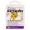 Petkin Liquid-Filled Ear Swabs for Cats. Pet Ear Care for Use on Cats. Safe and Effective Cleanser.