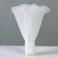 thumbnail image 1 of Nvzi 4.37 Yards White Flower Wrapping Mesh Paper,Bouquet Packaging Paper Wrinkled Translucent for Mother's Day Party Favor Decor, Florist Supplies Wedding Gift Packaging, 1 of 5