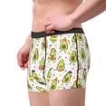 thumbnail image 2 of Fotbe Avocado Playing Music Calzoncillos Tipo Boxer con Bolsa de Soporte Total para Hombre, X-Temp Fresco, Transpirable y de Secado Rápido-Medium, 2 of 5