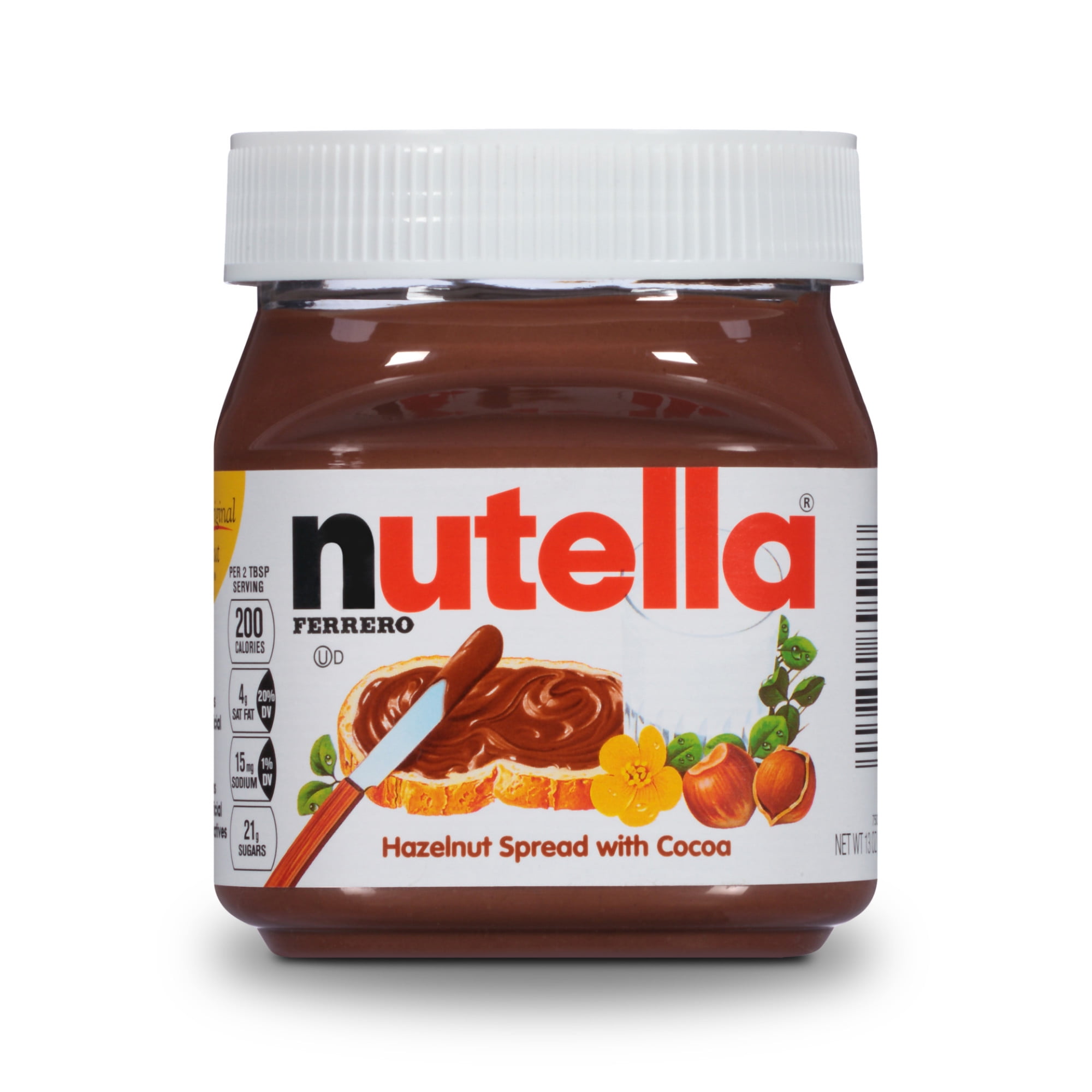 Nutella Chocolate Hazelnut Spread 13 Oz Walmart Com Walmart Com