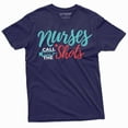 thumbnail image 4 of Nurses day Funny T-shirt Nurses call the shots Syringe Nurse RN CNA medical worker Tee Shirt, 4 of 7