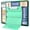 Mint New, variant on Nursing Clipboard Foldable, 4-Layer Aluminum -Mint | Folding Clipboard with Medical Cheat Sheets & Pen Clip Pocket Size – Nurse Gifts for Nurses, Nursing Students & Doctors