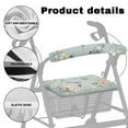 thumbnail image 5 of Jiueut Flower Medical Products Hummingbird Rollator Walker Seat & Back Cover for Women 2 Piece Padded Seat Cushion for Rollator Walker Driving Aid Cover for Seniors, 5 of 7