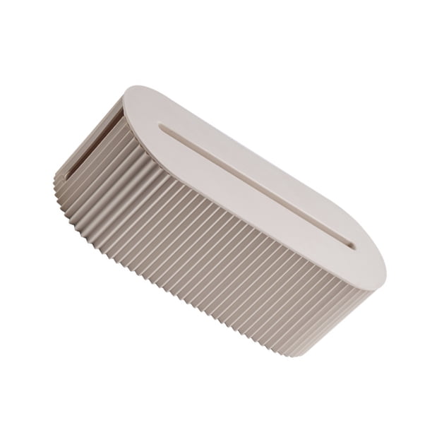Inteprter Manténgase organizado, práctico, para dormitorio, enchufe de , caja de almacenamiento de cables, estructura duradera, caja fuerte de Cocina y Comedor Blanco
