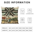 thumbnail image 5 of Qinduosi Farmhouse Pillow Covers Set of Eucalyptus Leaves Decorations Spring Pillow Covers, Linen Cushion Case Gifts for Home Decor, 5 of 5