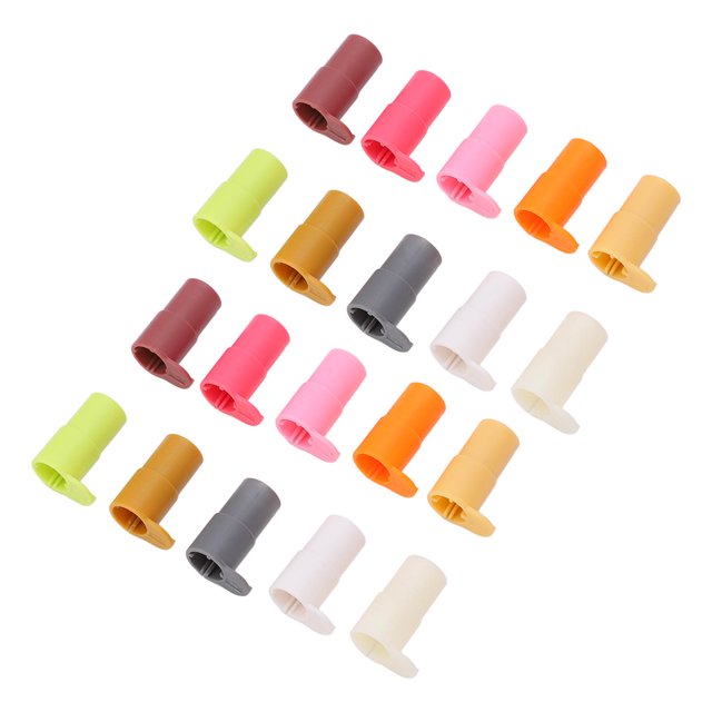 Juego de 20 adaptadores de bolígrafo de ABS de colores, accesorios de repuesto para Cricut